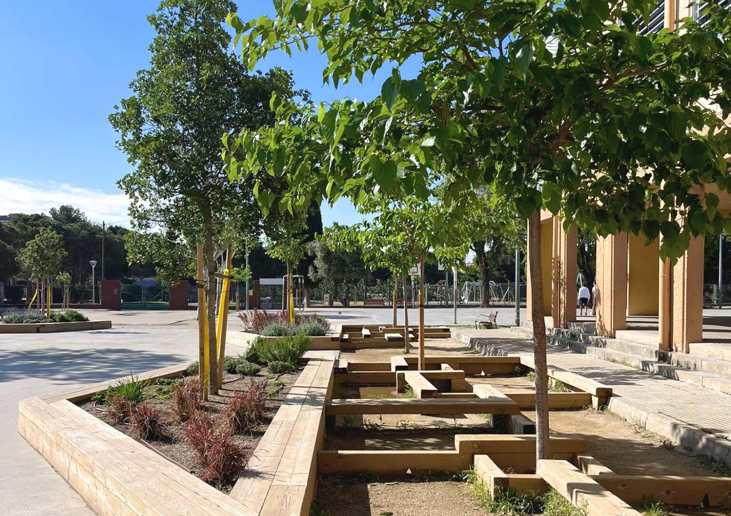 Transformació de pati - Institut Escola llibertat