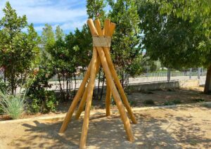 cabana de fusta per pati escolar - milanta