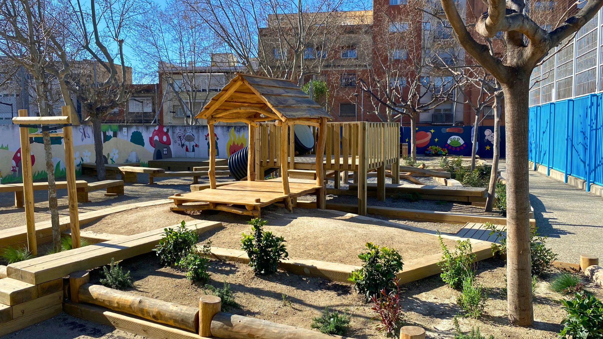 Renaturalització Pati infantil Milanta - Salle Reus