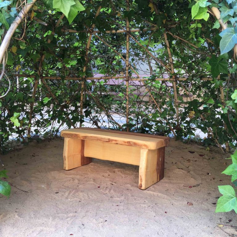 BANC DE TRONC AMB DOS POSTURES