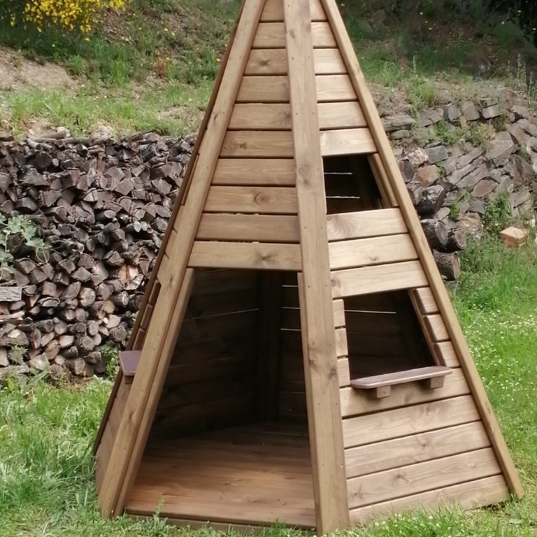 CABANA TIPI HEXAGONAL PETIT PER ESCOLA BRESSOL