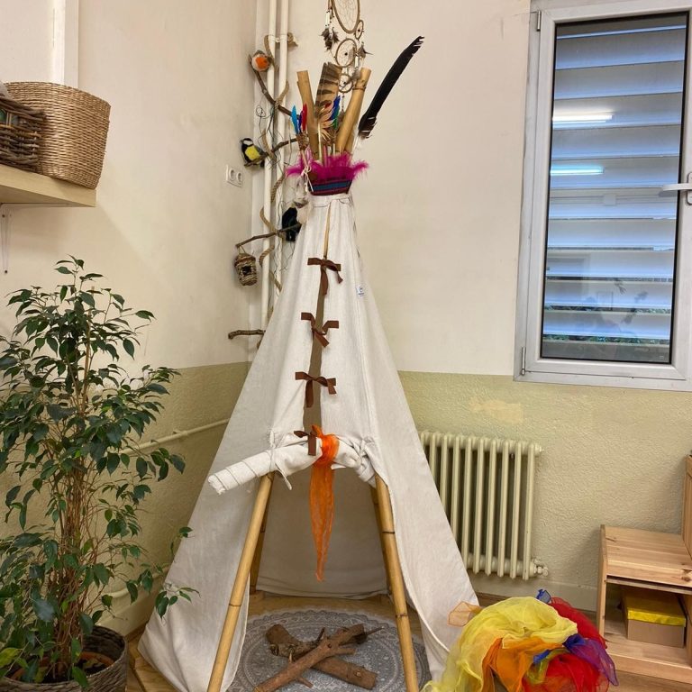 TIPI INTERIOR CONGRÉS INDIANS