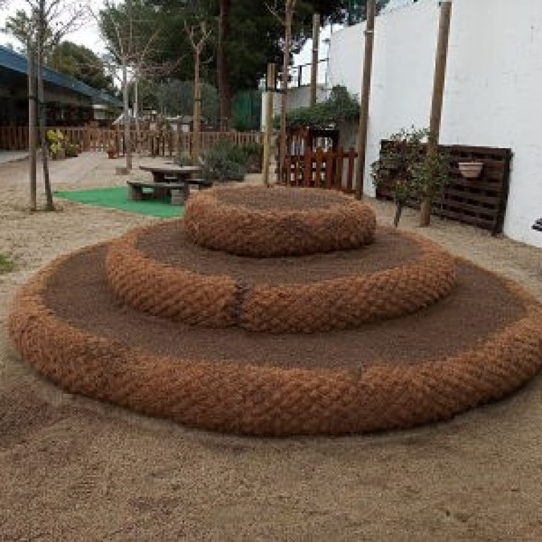 Turó de rotlle de fibra de coco i sauló