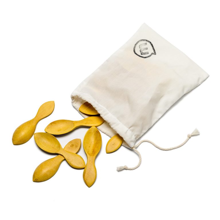 Culleres mitjanes de fusta